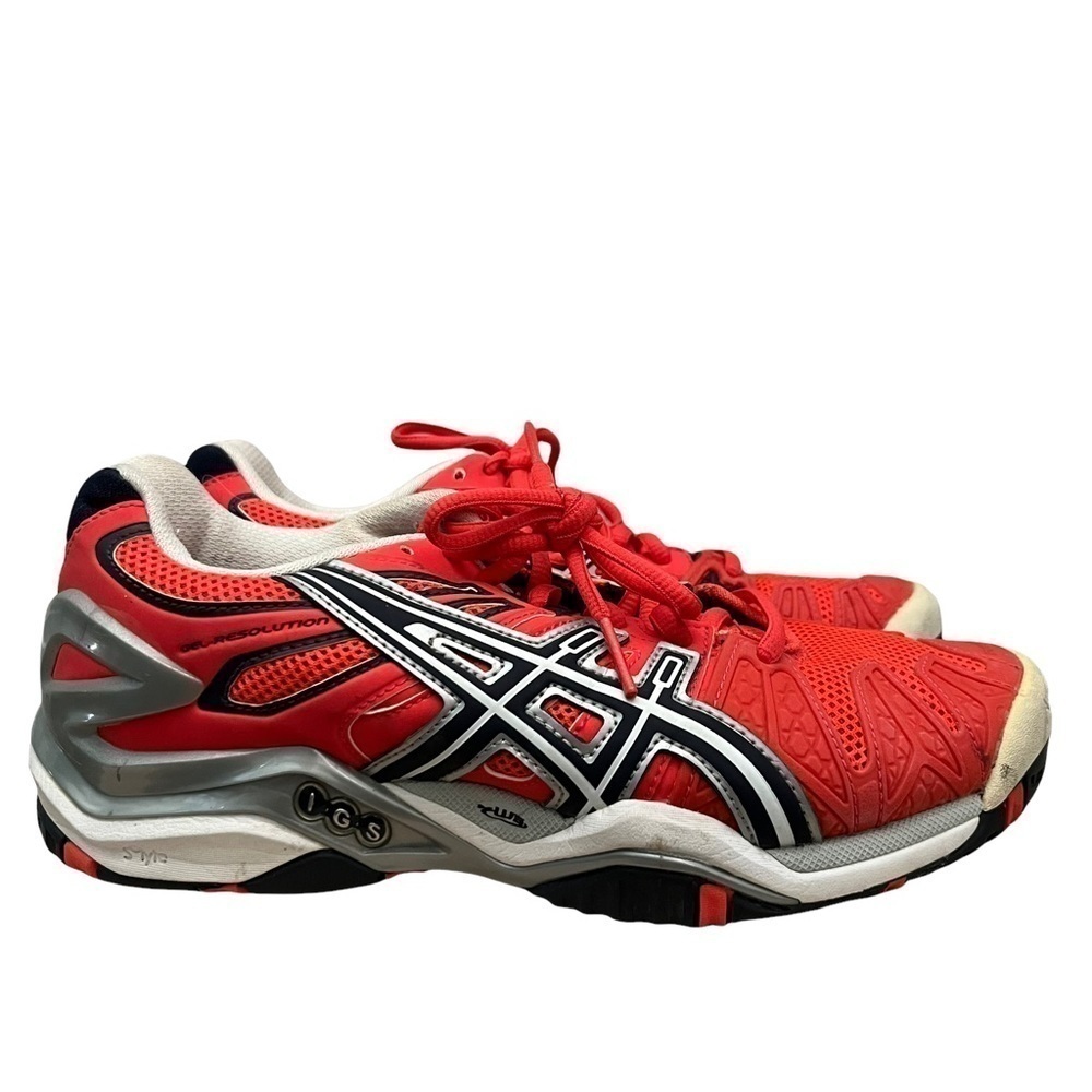 Asics Gel Resolution 5 Lace Up Athletic Running Sneakers 6